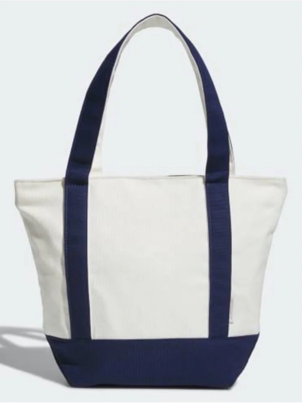NWT adidas Originals Mini Trefoil Canvas Court Tote Off White Navy KL3503